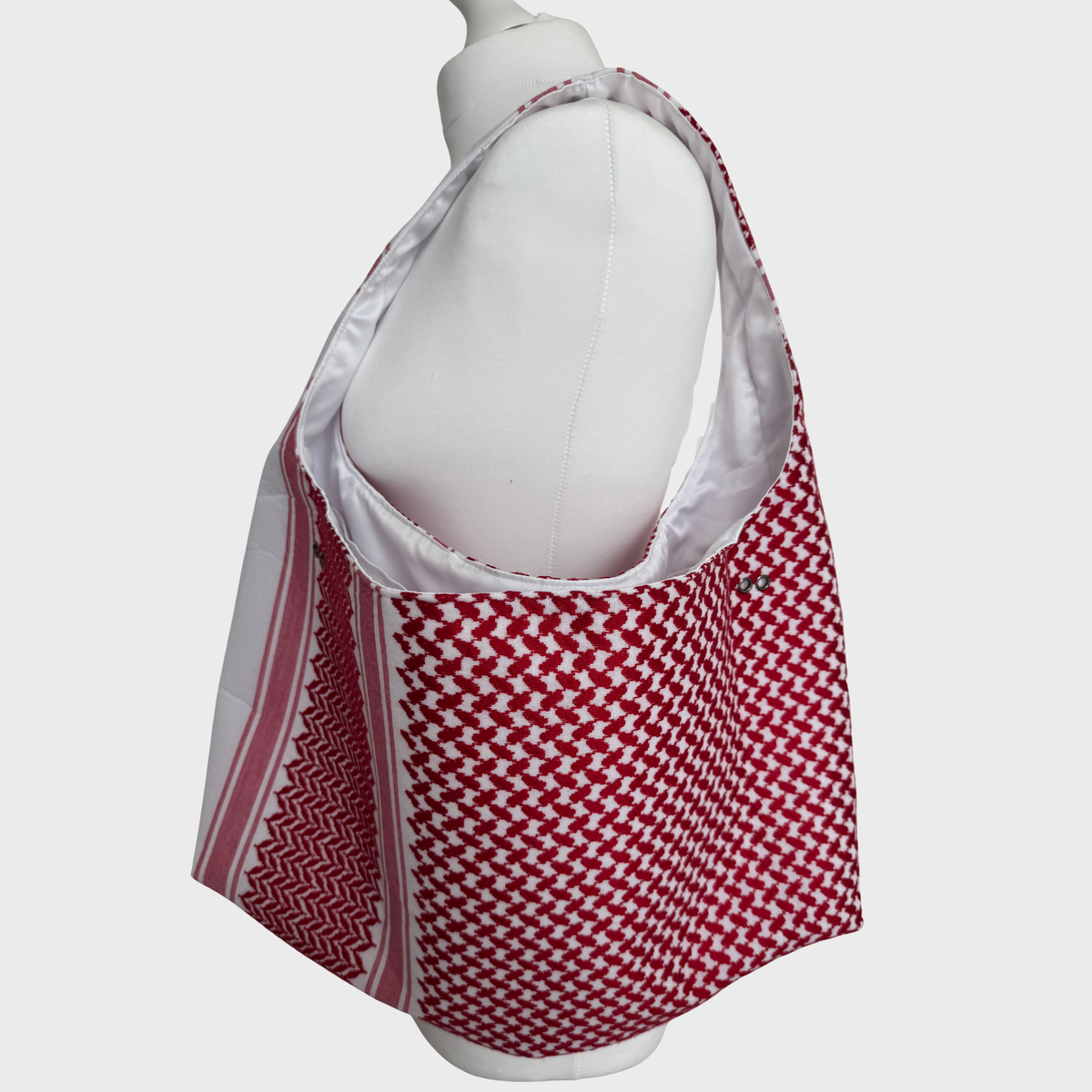 LARGE Shemagh Hobo Bag