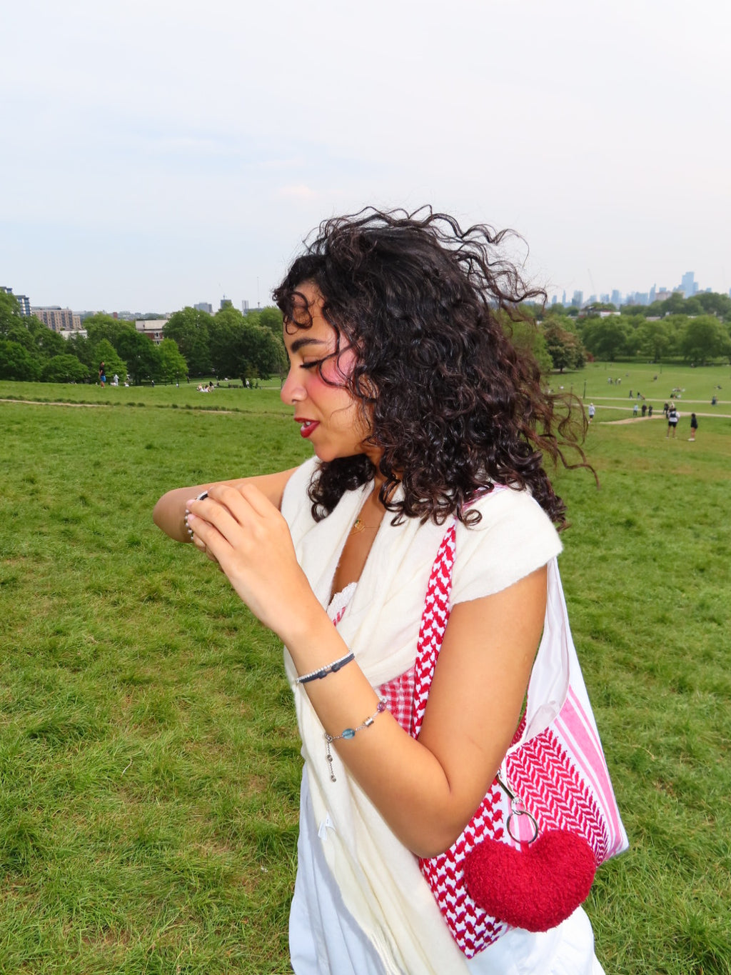 SMALL Shemagh Hobo Bag