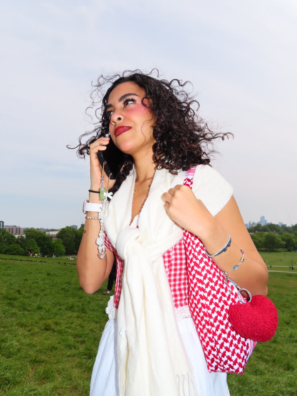 SMALL Shemagh Hobo Bag